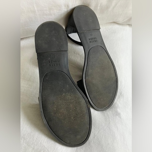 Eileen Fisher black sandals size 7.5 - Picture 4 of 5